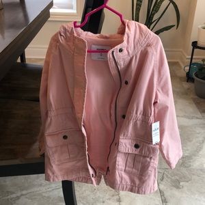 Toddler Old Navy Hooded Pink Jacket. Size 5T.